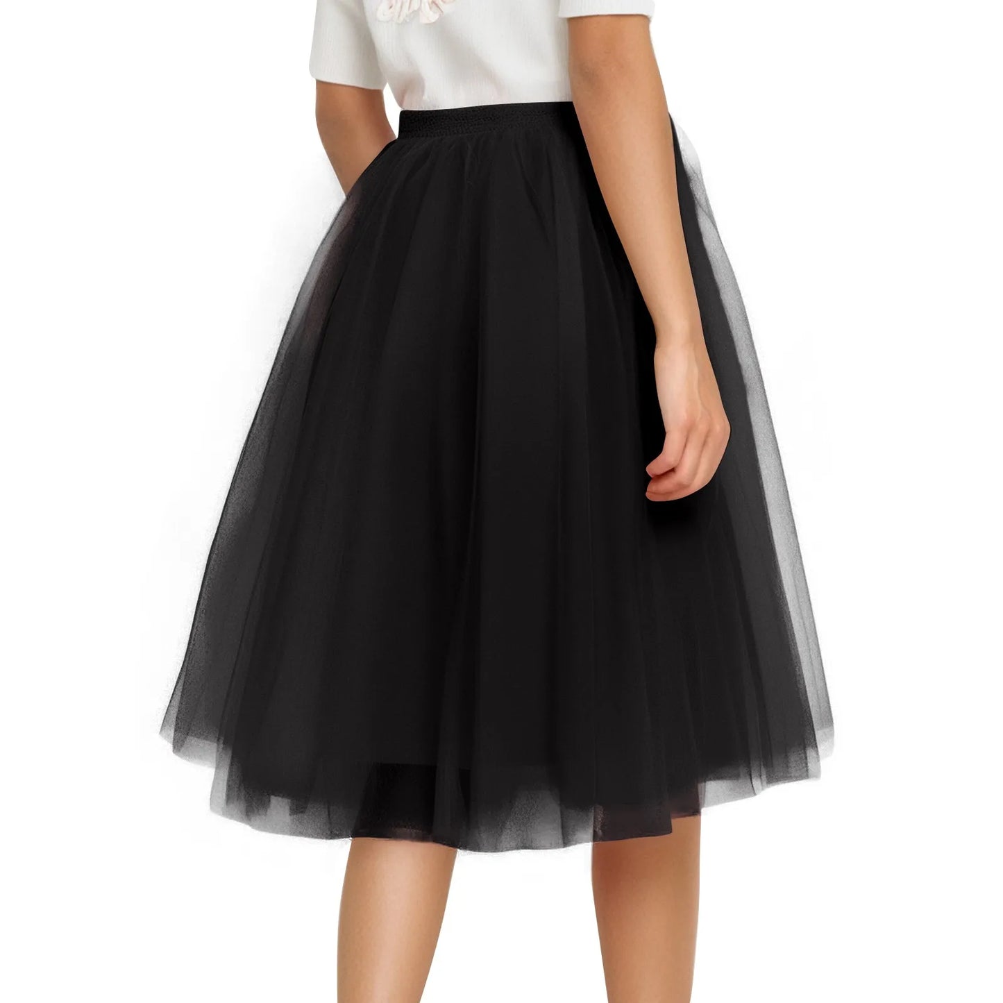 Tutu Skirt For Women 50s Skirt Retro Party Tulle Ballet Rockabilly Petticoat Underskirt Dance Dress Cosplay Mesh Skirt
