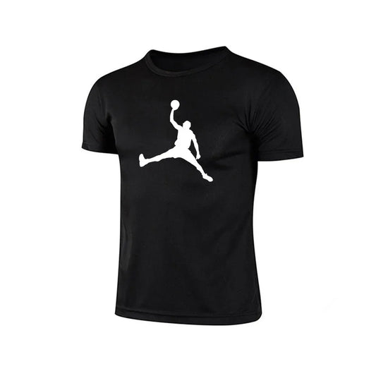 2024 New Men's T-shirt Checked Printed Oversized Loose Men's Top Holiday Casual Clothing Running Short-sleeved T-shirts