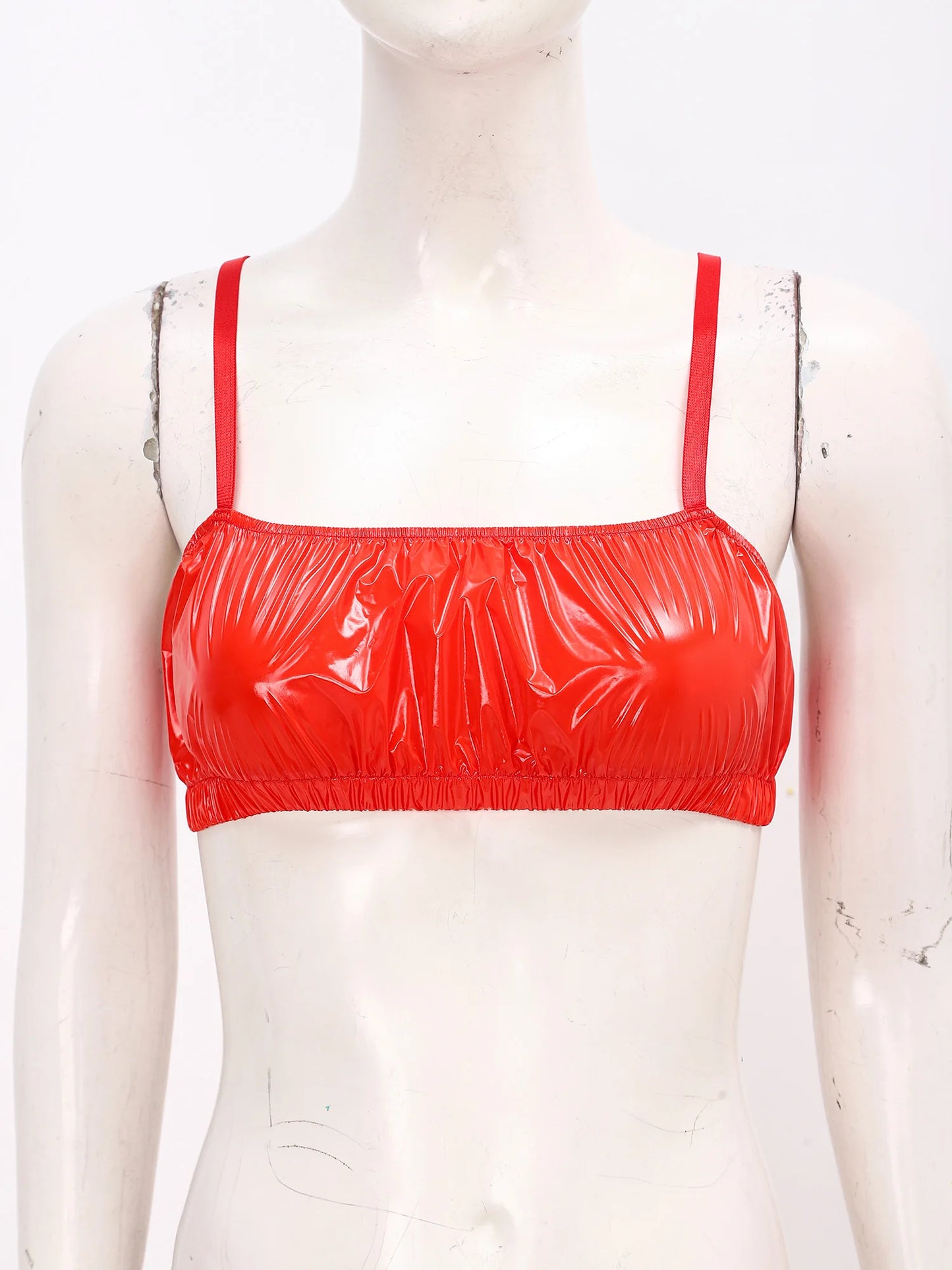 Women Waterproof Bikini Set Swimsuit Bathing Suit No-pad Bra Top with Swim Shorts for Beach Pool Sunbathing Nightwear Clubwear
