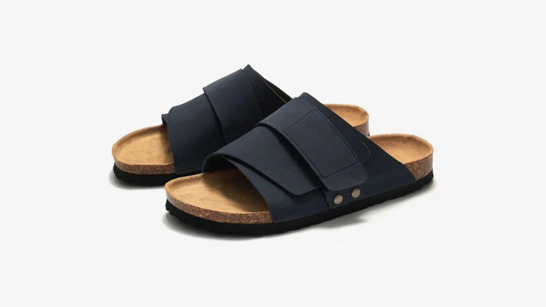 Wmen's Cork slippers casual breathable comfort sandals summer flip flops beach Muller outdoor fashion men‘s shoes