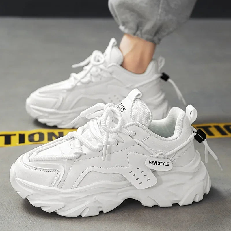 2025 New Men's Luxury Platform Sneakers Fashion Men Running Shoes Increased Breathability Man Shoes Lace Up Zapatillas De Hombre