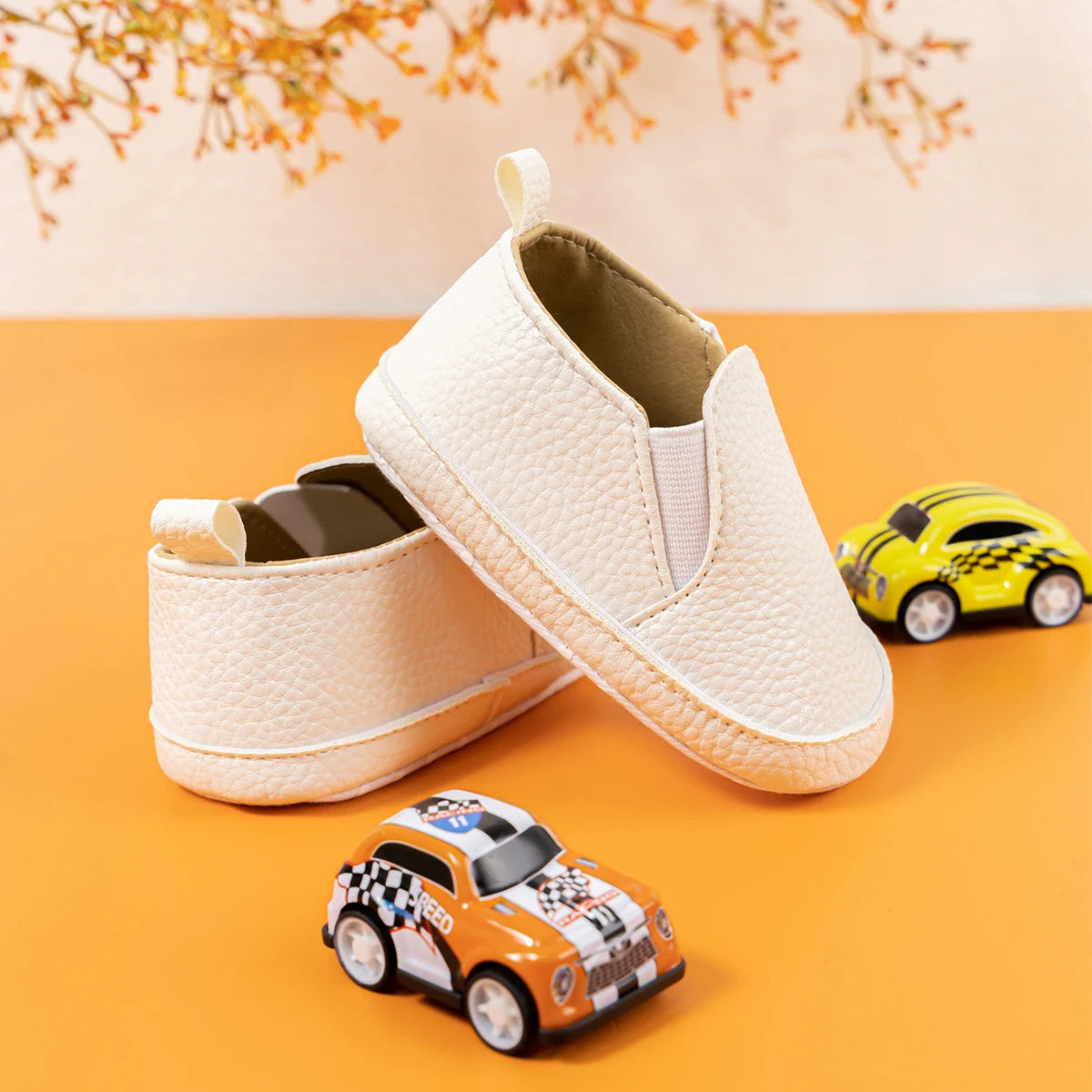 KIDSUN Fashion Casual Baby Boy Infant Cotton Sole First Walker Toddler Baby Loafer Shoes Comfortable Sports Baby Shoes 0-18M