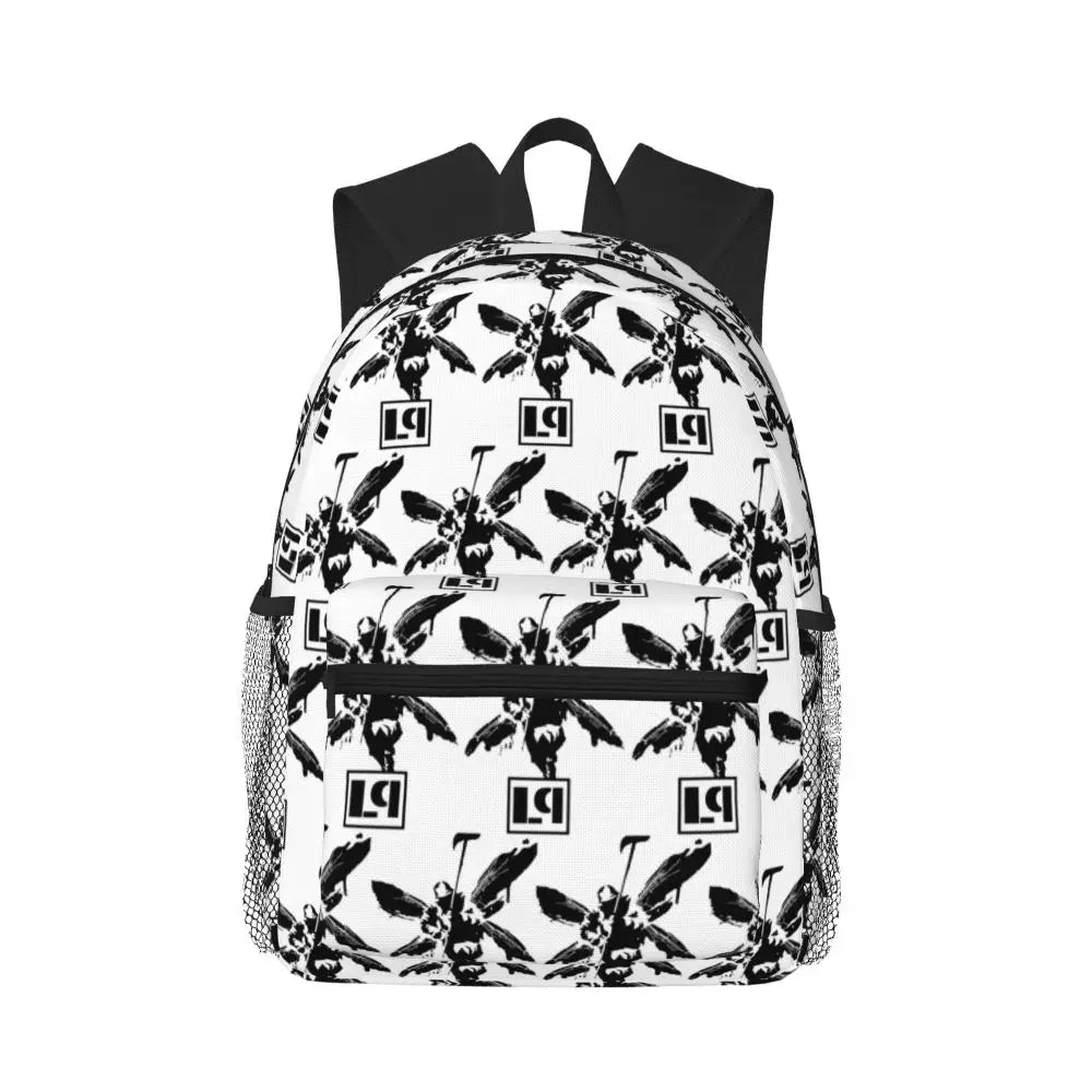 L-Linkin-S P-Park-S Band Student Backpack School Bag Hiking Travel Daypack for Boys Girls Fashion Bookbag Shoulder Bags