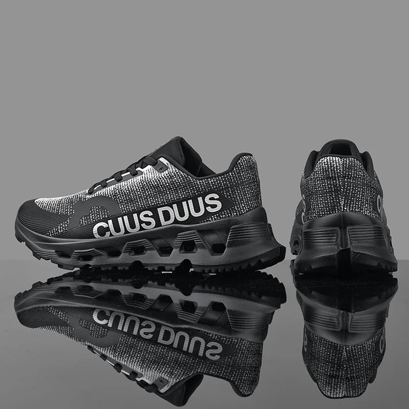Men's Running Shoes Outdoor Couple Trainer Race Sneakers Off-road Shoes Cushioning Jogging Non-Slip Breathable Mesh Luxury Shoes