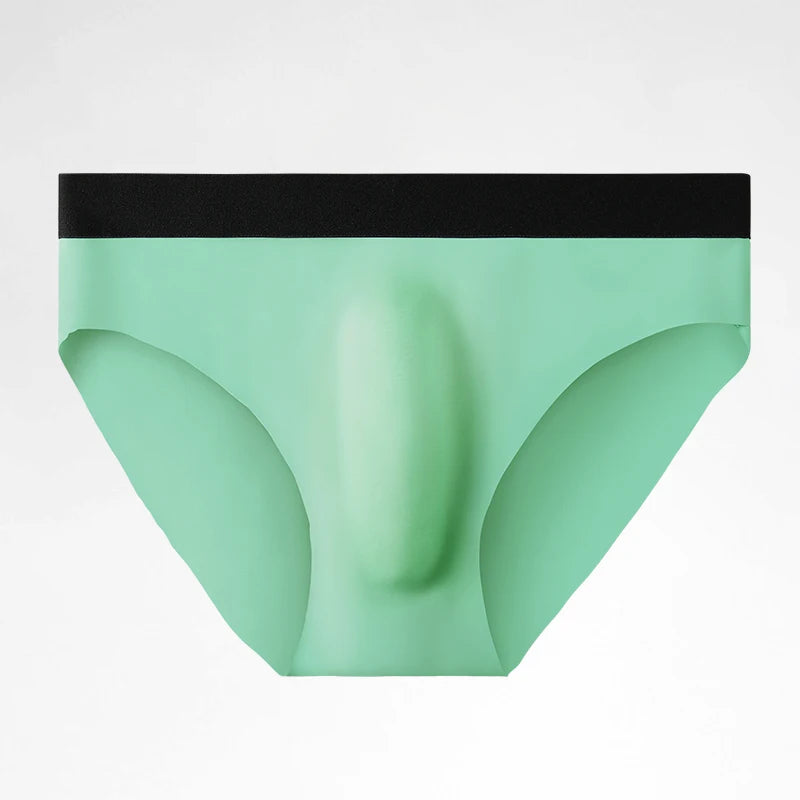 5pc Men's underwear Men's ice silk seamless breathable ultra-thin briefs summer ice soft and comfortable boys underpants