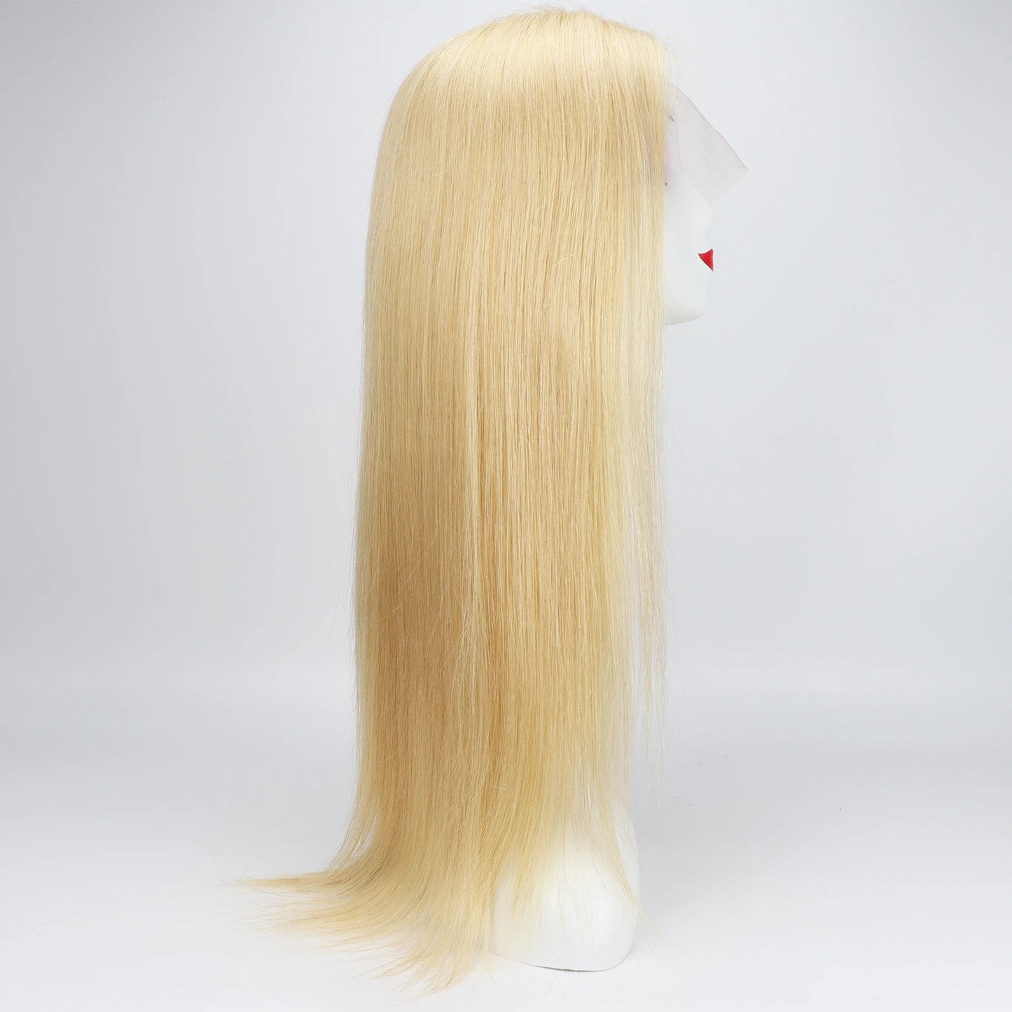Invisiable Knots Wig for Women 22inch Real Virgin European Human Hair Wig HD Lace with Fabric Natural Hairline Soft Breathable