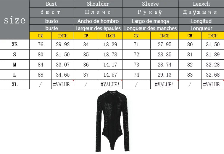 Women 2025 Autumn New Lace Bodysuit Women's Bodysuit Black Cutwork O-Neck Long Sleeves Bodysuits+Splicing Mini Skirt Suit