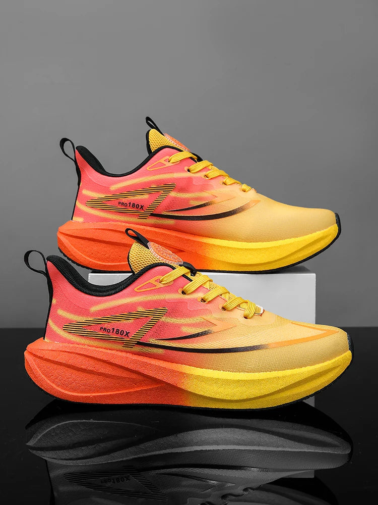 Men Running Shoes Marathon Men's Sneakers Casual Carbon Board Speciality Sports Lightweight Women's Athletic Nonskid Sneaker Men
