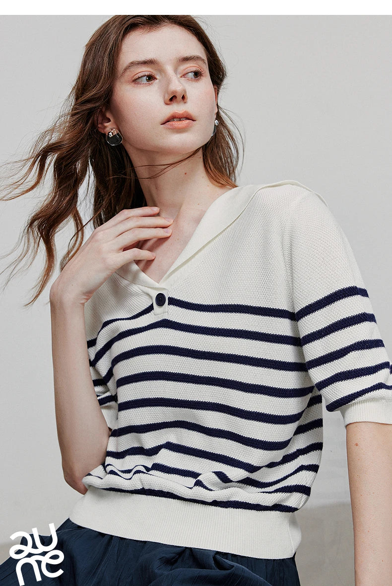 TOYOUTH  Women Knitwear 2025 Summer New Tops 8523015