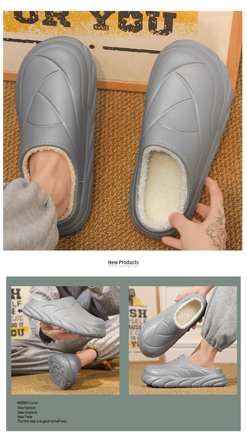 Winter Plush Slippers Unisex Unisex Home Sandals Women Orginal Indoor Flat Shoes Soft Men Fashion High Quality Non Slip Bedroom