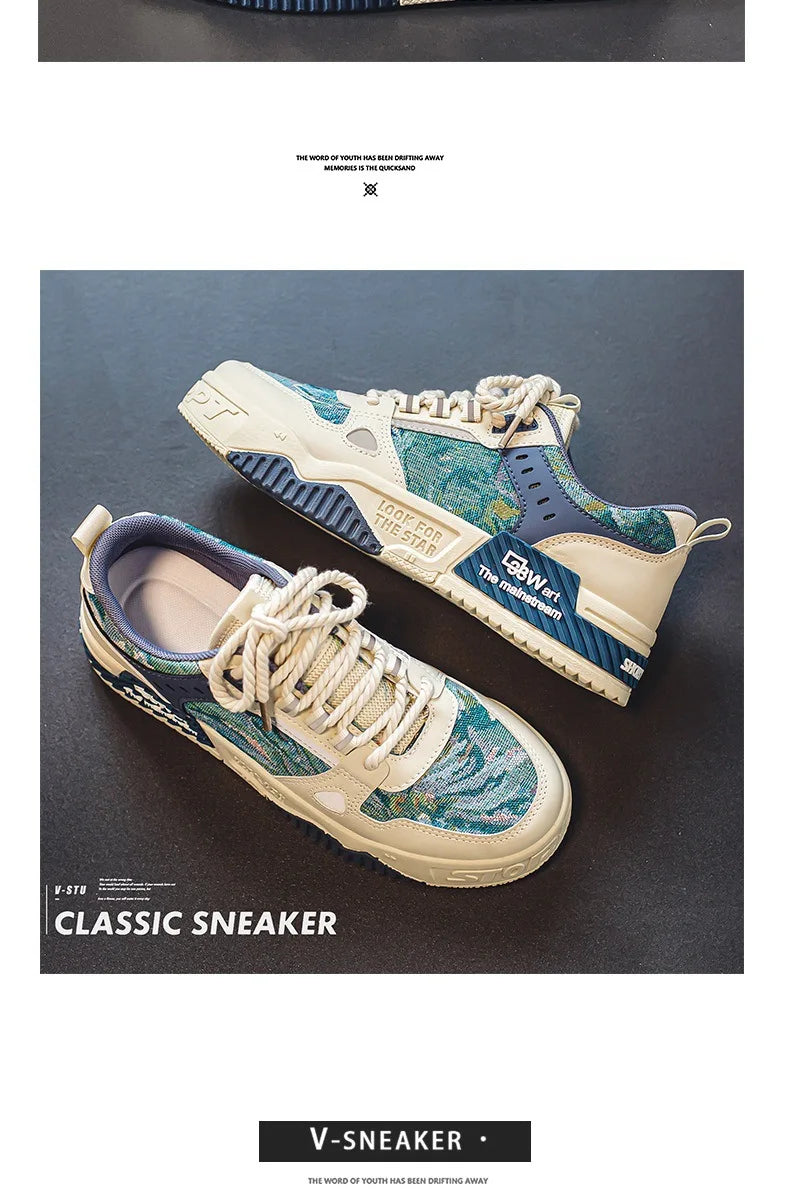 Men's Sneakers Spring Autumn 2024 Outdoor Sport Shoes For Men Fashion Vulcanized Shoe Tenis Para Hombre Men's Flats Shoes Luxury