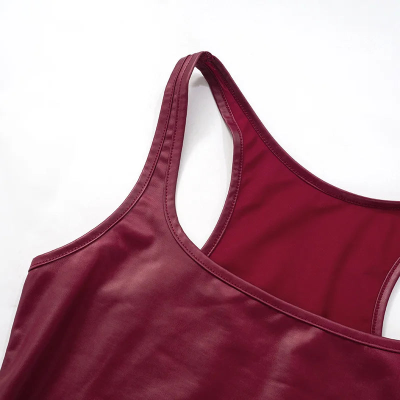 Women's Solid Square Collar Tank Top Sleeveless Y2K Korean Fashion Edgy Summer Ropa De Mujer Camison Verano