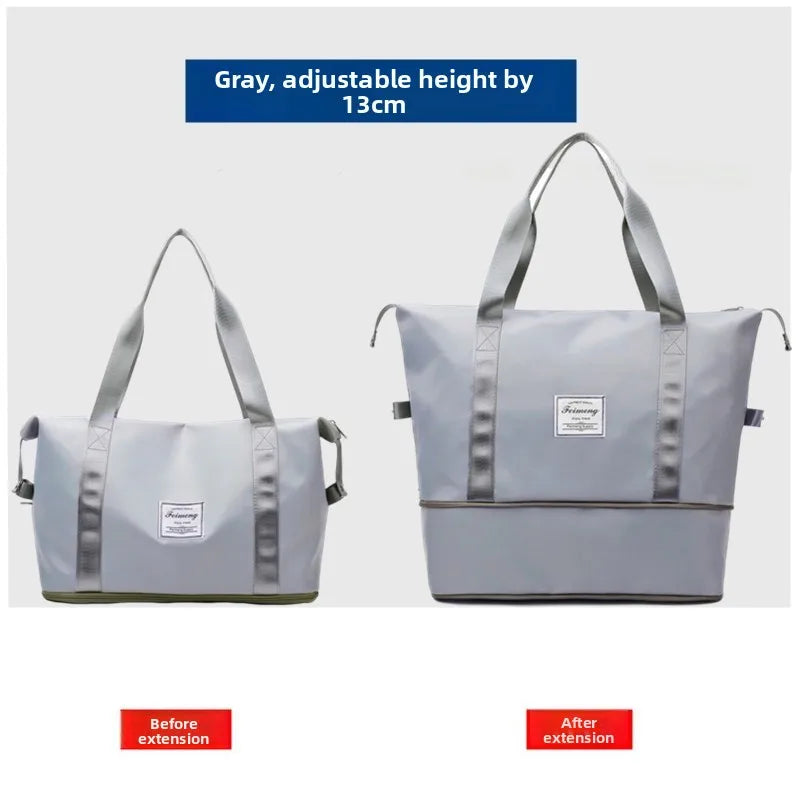 Large Capacity Casual Handbag for Men And Women Student Clothing Storage Bag Maternity Bag Travel Bag Polyester Material