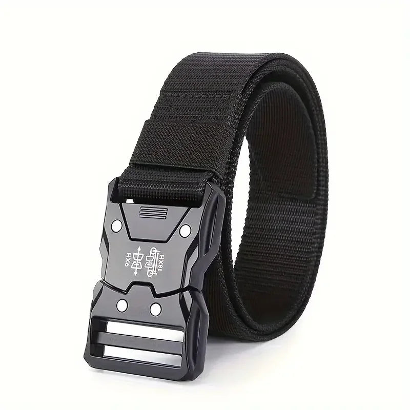 Plastics Tactical Belt Quick Release Outdoor Belt Soft Real Nylon Sports Accessories Men And Women Black Belt BAZAARHUBO