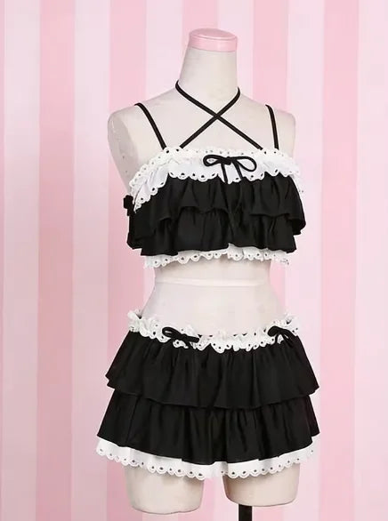 Fashion Women Halter Neck 3 Piece Bikini Set Removable Padding Adjustable Straps Elegant Summer Beach Outfit Swimwear 2026 New