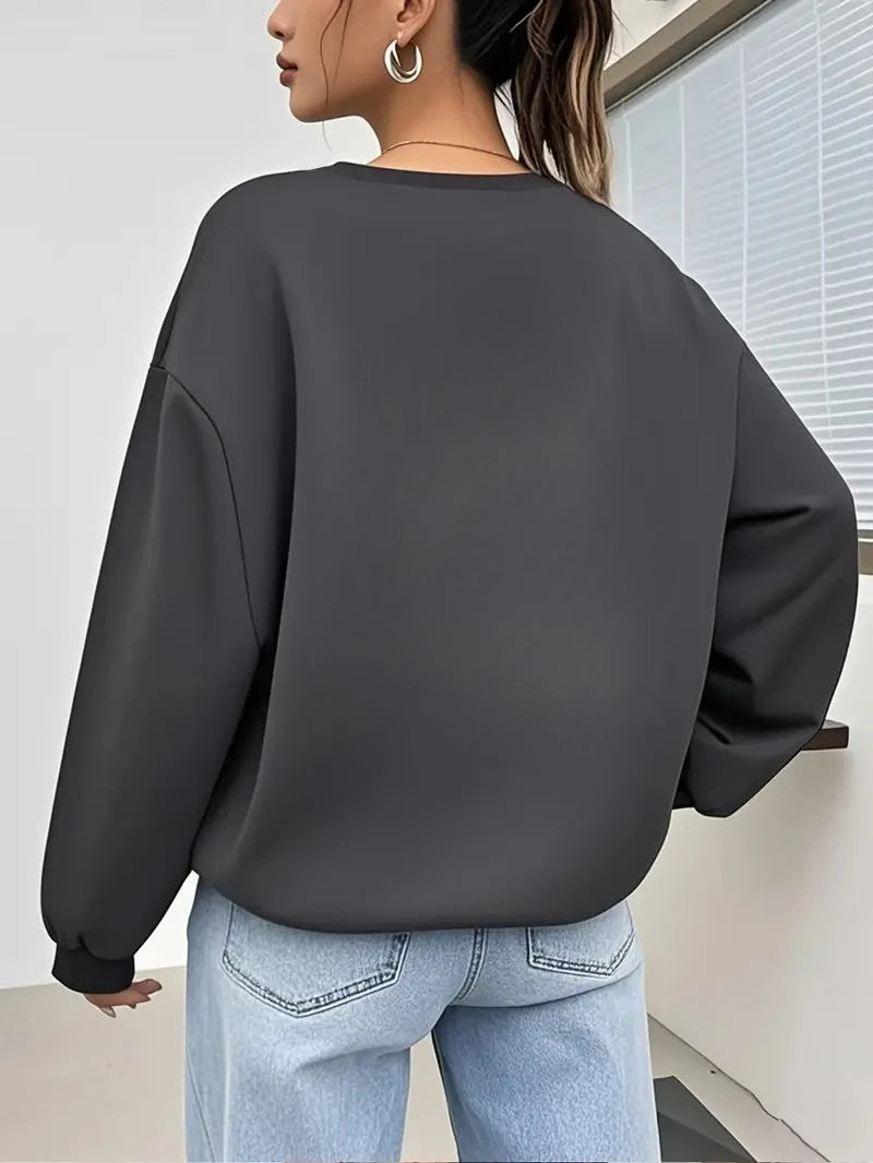 Oversized Cotton Hoodie Women Fleece Sweatshirt Casual Autumn Winter Pullover