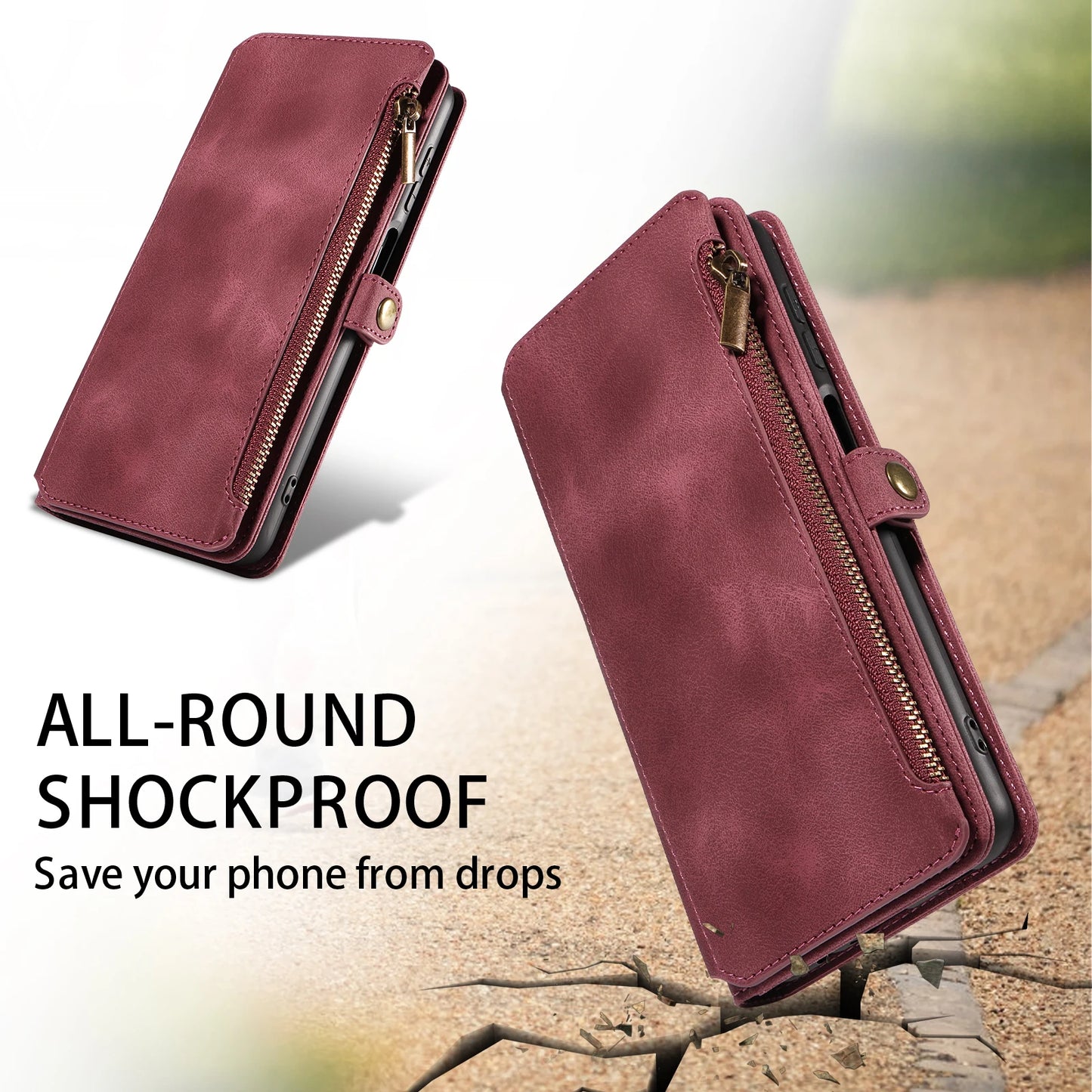 For Xiaomi Redmi Note 15 14 13 15C Poco X7 Pro F5 12 13C 14C 13T 15T Plus 5g Cases 4g Leather Wallet Card Holder Flip Phone Bags