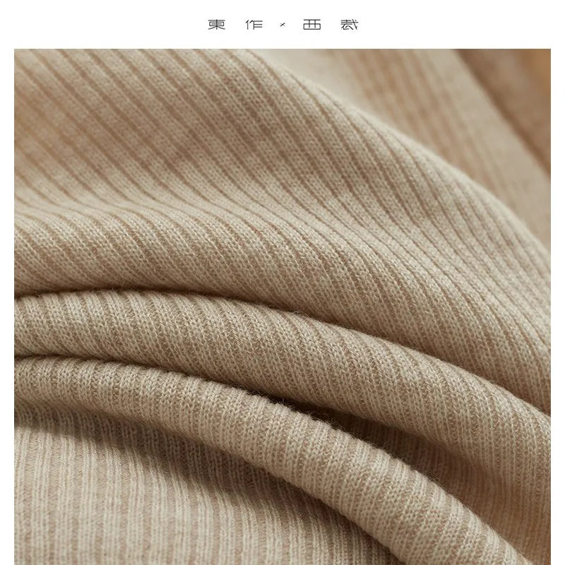 Super Comfortable to Wear~ 2025 Autumn and Winter New Style Faux Two-Piece Knit Sweater for Women, High-End Wool Sweater Top