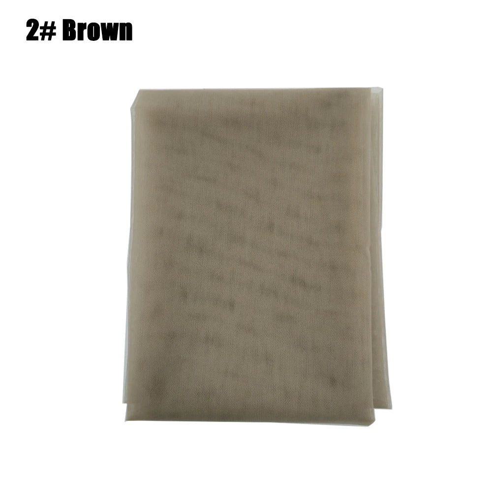 1/4 Yard Hair Weaving Netting Top Swiss Lace Material Basement Foundation Toupee Frontal Closure Net For Making Wigs