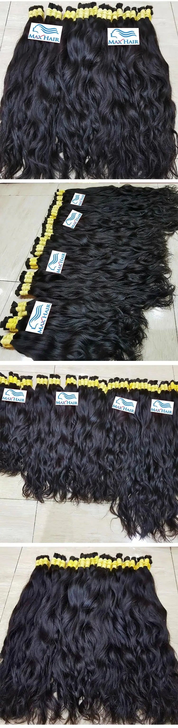 Natural Black Human Hair Bulk Hair Bundles For Braiding Body Wave Human Hair Braiding No Weft Brazilian Human Hair Extensions