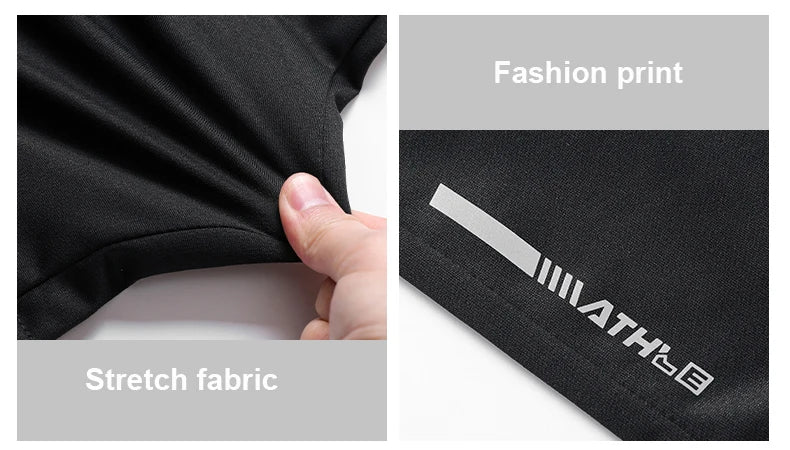 Men's Summer Sports Shorts Ice Silk Breathable Five-Point Running Fitness Loose Clothing
