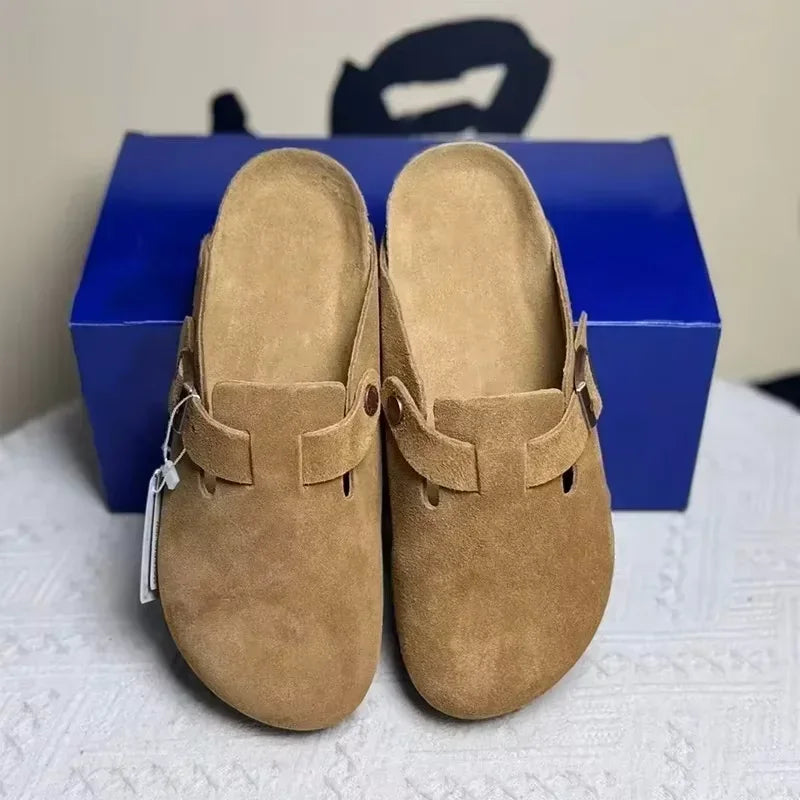 Leather Sandals for Men And Women Retro CasualComfortable Anti-Slip Beach Shoes for Spring And Autumn New Fashion womens shoes