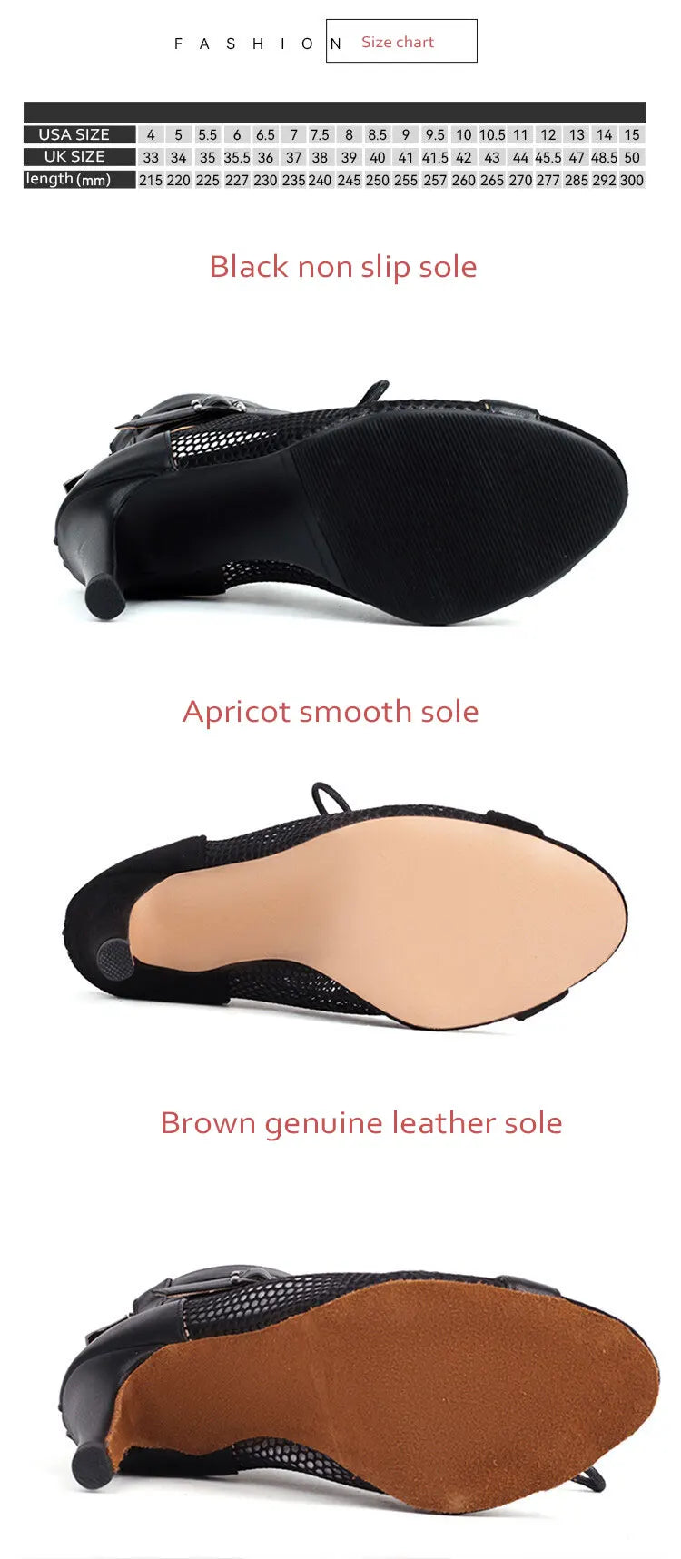 2024 New Fashion Women High Heels Party Peep Toe Ankle Boot Women's shoes For Latin Dancing Street Sexy Stilettos