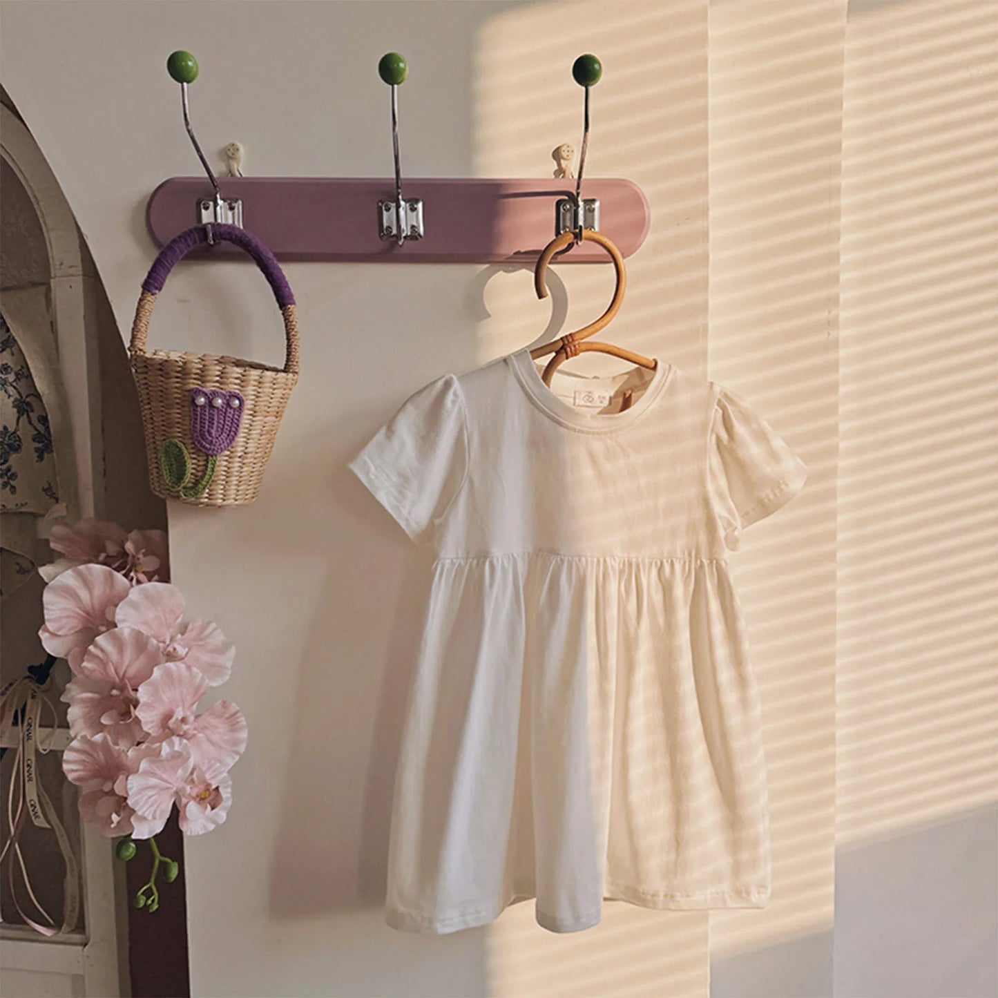 Kids Girls Summer Fashion Casual Sweet A-line Dress Playwear Sundress for Birthday Party Daily School Beach Vacation Photography