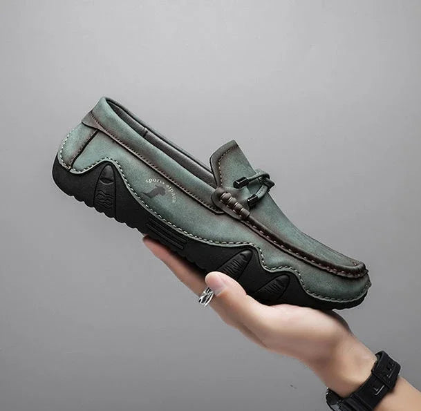 Man Casual Shoe Slip-on Loafers Leather Shoes for Men Retro Size 45 Common Designer Shipping Free Sale Luxury Elegant Low Price