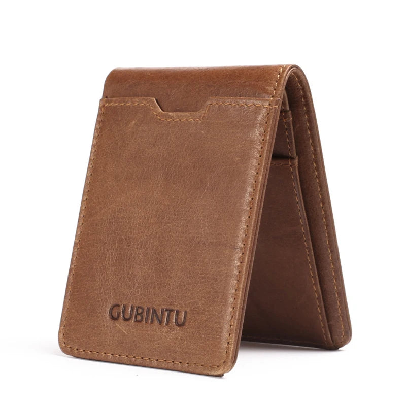 2025 New Gubintu Creative Wallet, Rfid Anti-Magnetic Multi-Functional Men's Us Dollar Wallet, Genuine Leather Wallet