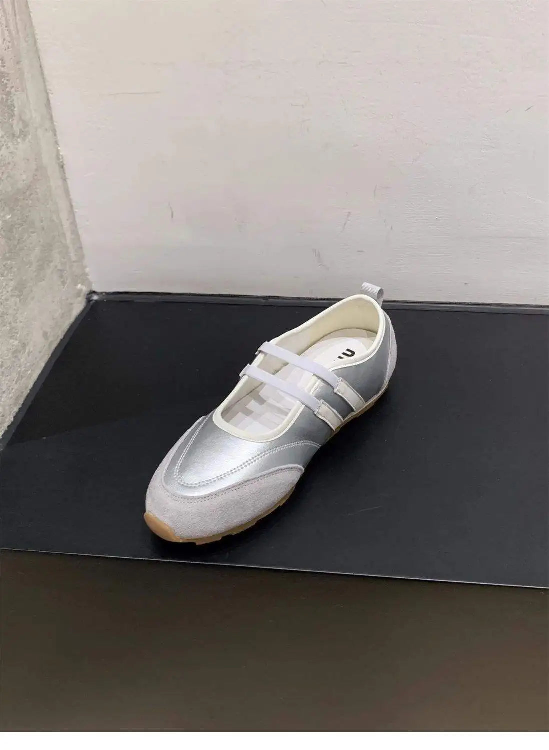Flat Bottomed Retro Ballet Shoes for Women 2026 New Sports and Casual Shallow Mouth Vulcanized Shoes