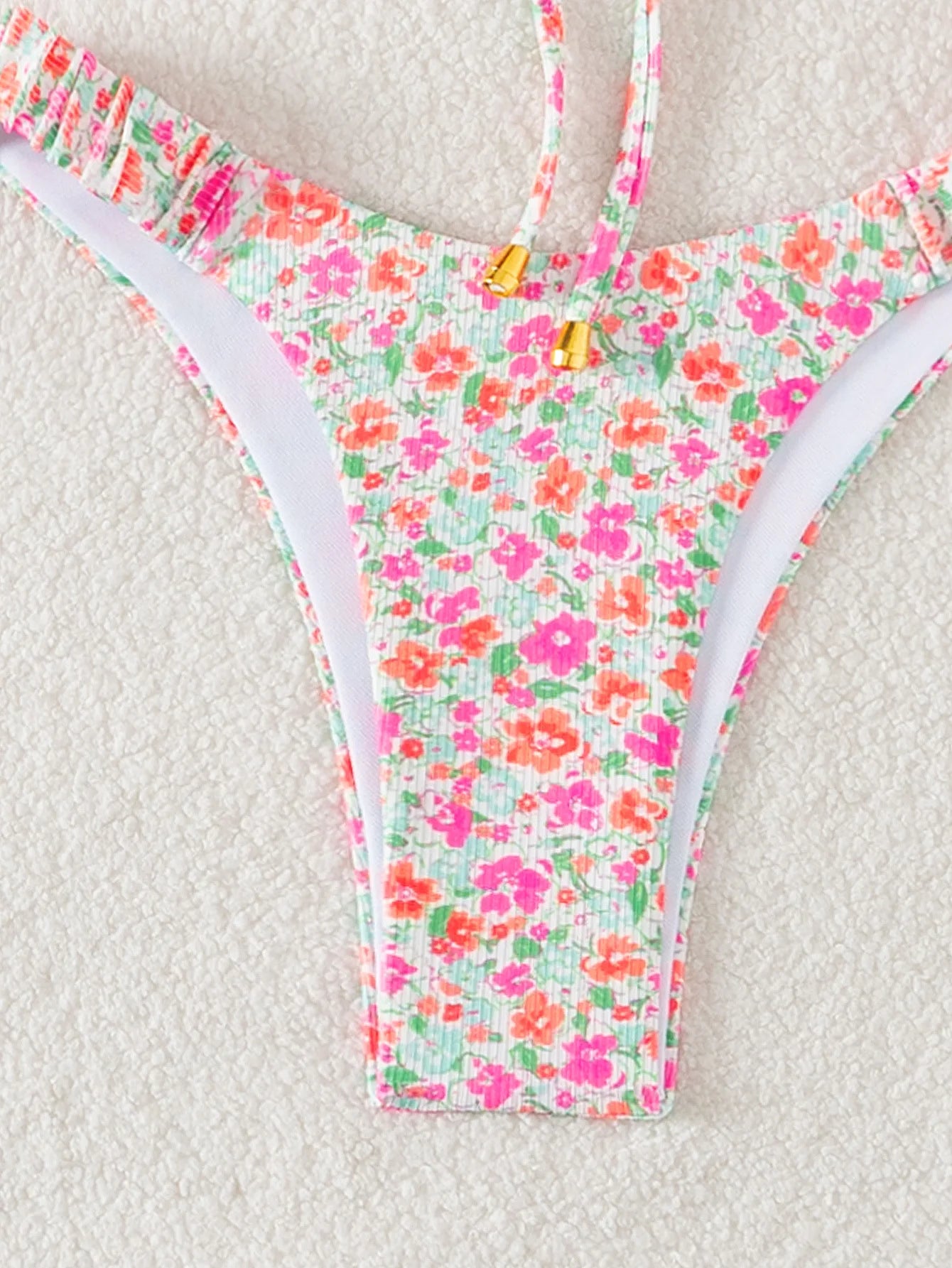 Floral Print Bathing Suit Brazilian Biquinis Swimming Suit for Women 2025 New Summer Bikini Micro Swimsuit Sexy Swimwear Bather