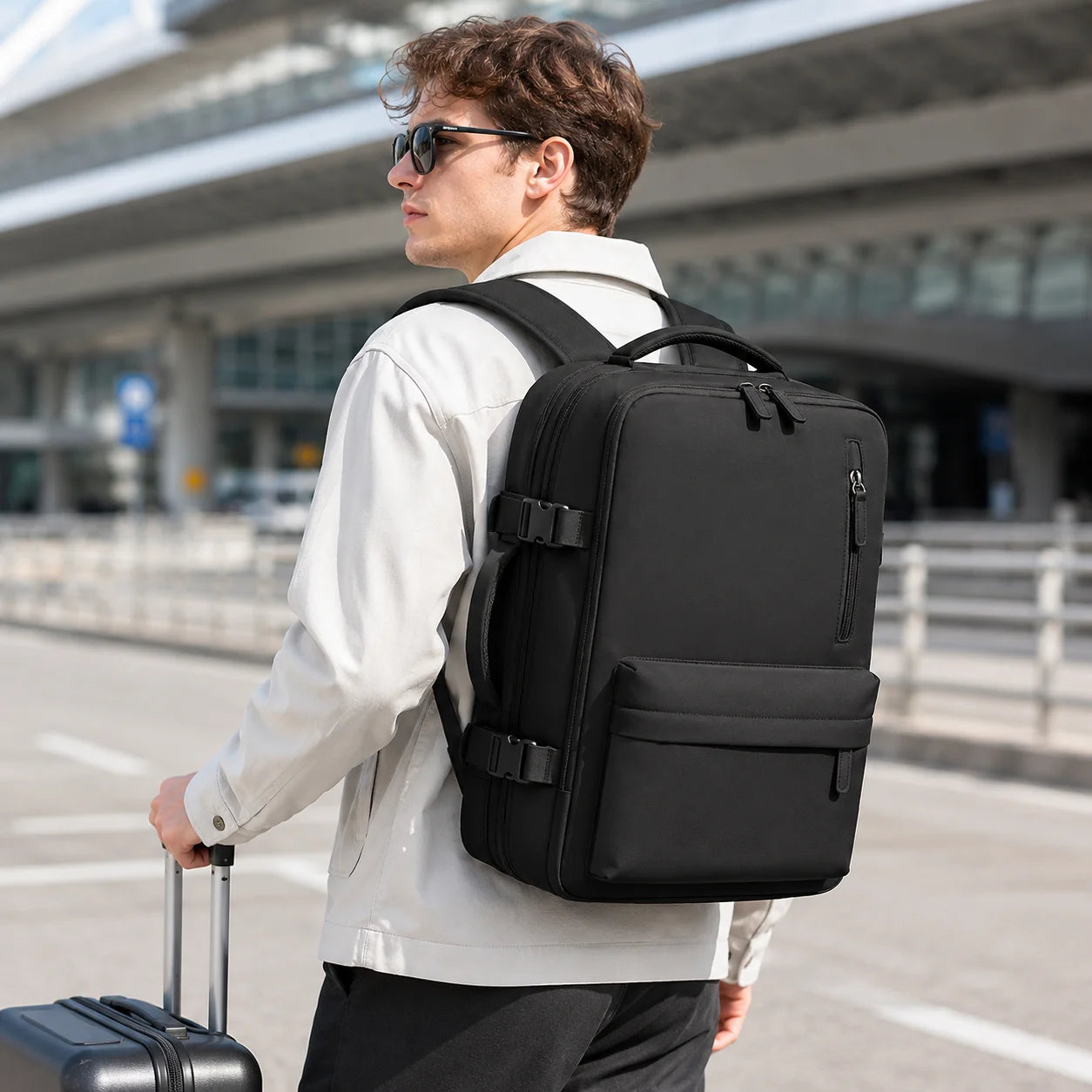 Buylor Travel Backpack Women Easyjet Backpack 45x35x20 Cabin Luggage Backpack for Airplane Large Capacity Carry On Laptop Bags