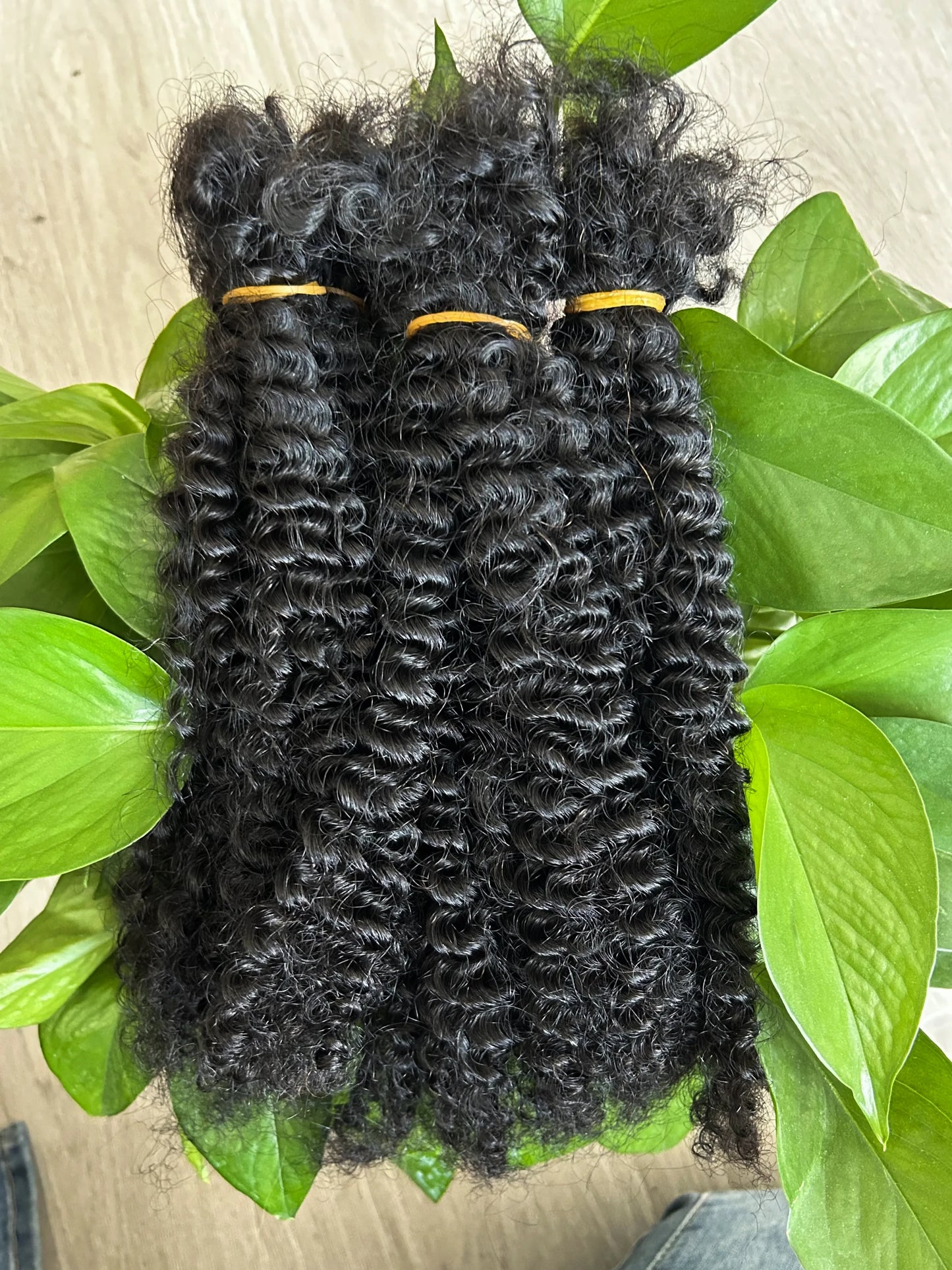 4C Kinky Twist Crochet Braiding Hair 100% Human Hair Bundles Curly Human Hair QVR Afro Kinky Bulk Hair for Dreadlocks Extensions