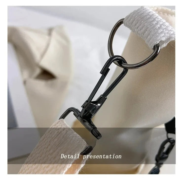 Korean version large capacity crossbody bag, versatile for male and female college students, travel shoulder bag, commuting bag