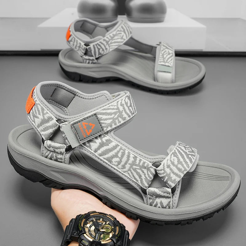 Men's Sport Sandals, Open Toe Water Sandals Waterproof Lightweight Casual Athletic Sandals for Outdoor Beach Travel Summer 40-45