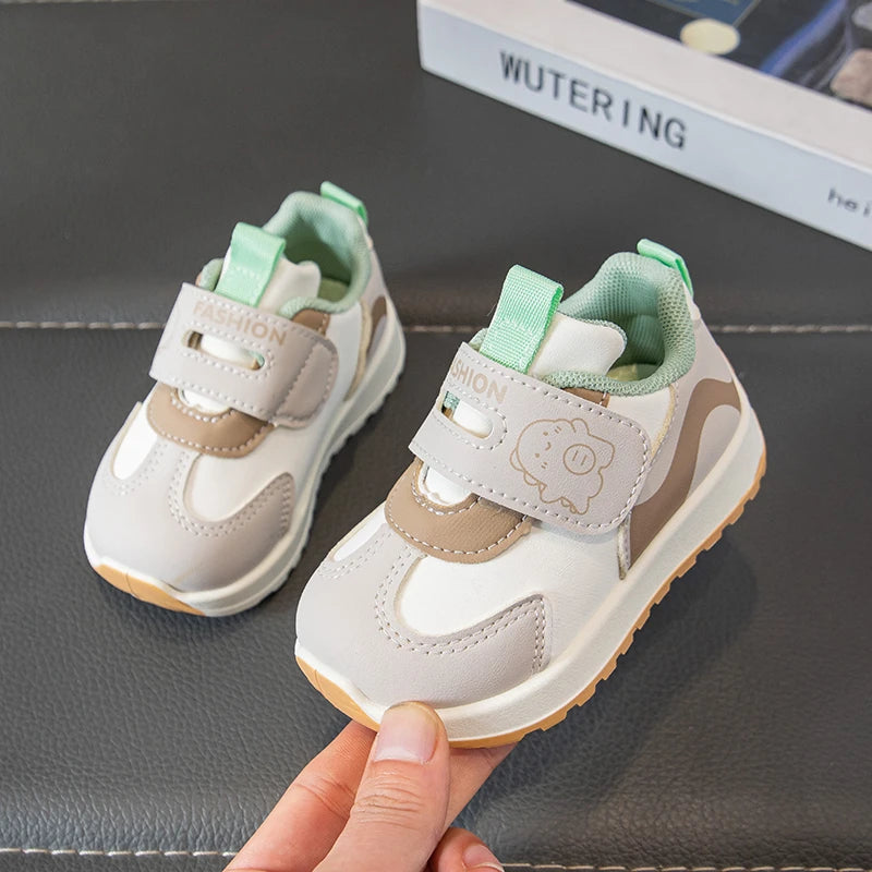 Kids New Fashion Cartoon Casual Shoes 2026 Breathable Non Slip Lightweight Comfortable Design Sneakers Girls Boys Outdoor Shoes