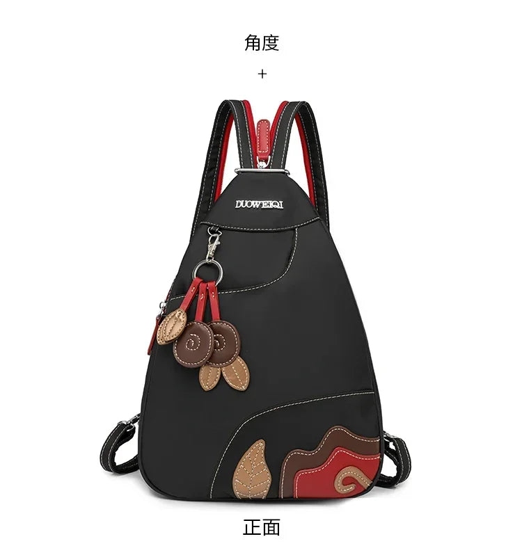 Casual Solid Nylon Designer Style Backpacks for Women 2026 High Quality Simple Versatile Commute Hot Trendy Sweet School Bags