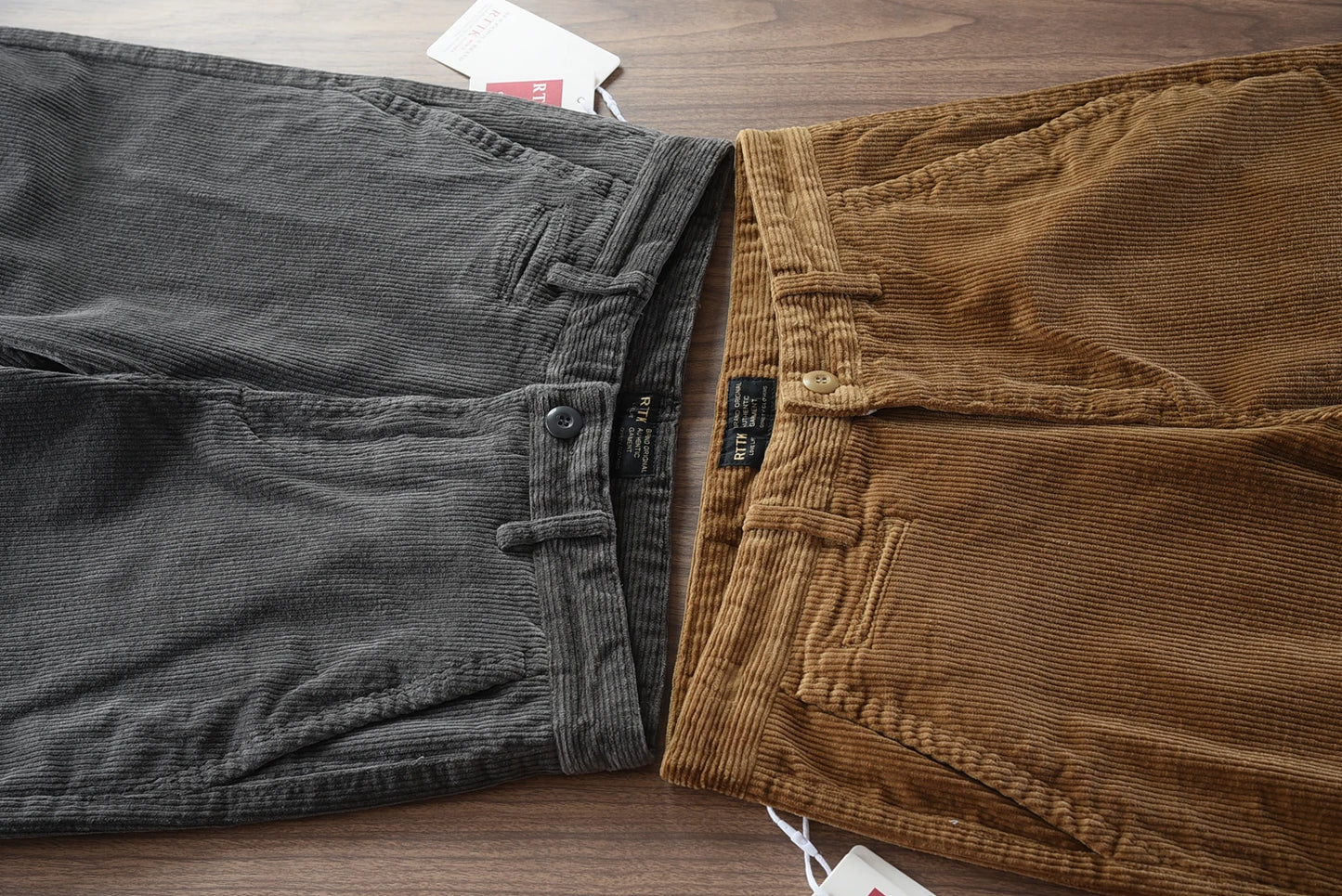 Autumn and Winter New American Retro Heavyweight Solid Color Corduroy Cargo Pants Fashion Straight Cotton Washed Casual Trousers