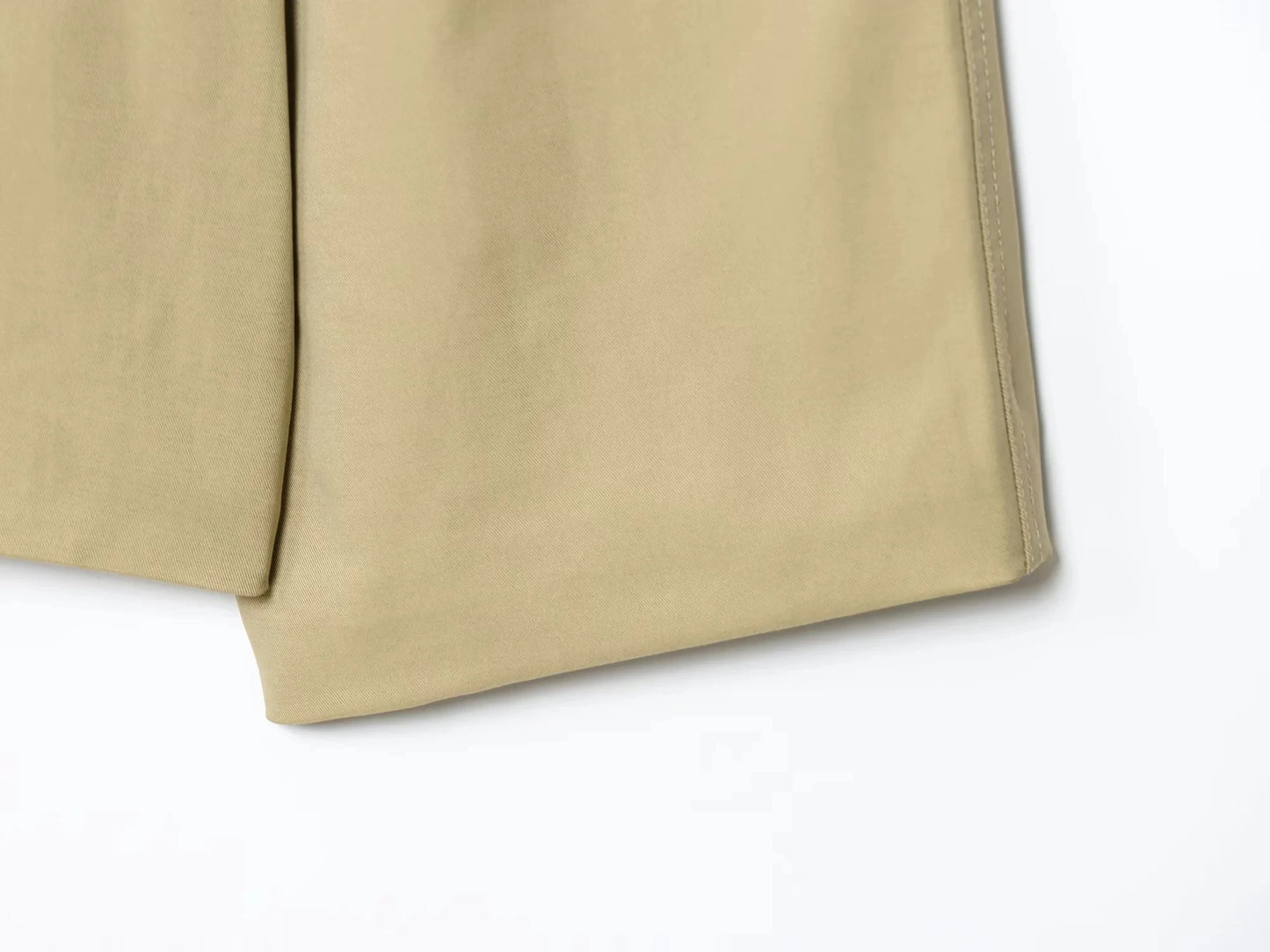 KONDALA Office Lady Khaki Suits Women Long Sleeve Sashes Button Trench Jakcets Wide Leg Button Shorts Fashion 2025 Autumn Suits