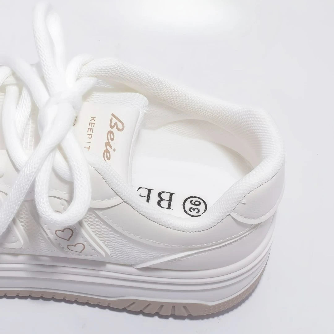 2025 New Summer Women's Fashion Sneakers Small White Casual Breathable Mesh Rubber Surface Vulcanized Shoes Zapatos De Mujer