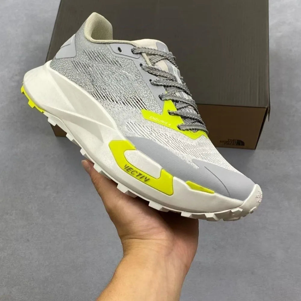 Non-Slip Shock-Absorbing Durable Breathable Cushioned Grip Unisex Trail Running Shoes for Outdoor Hiking Walking Casual Travel