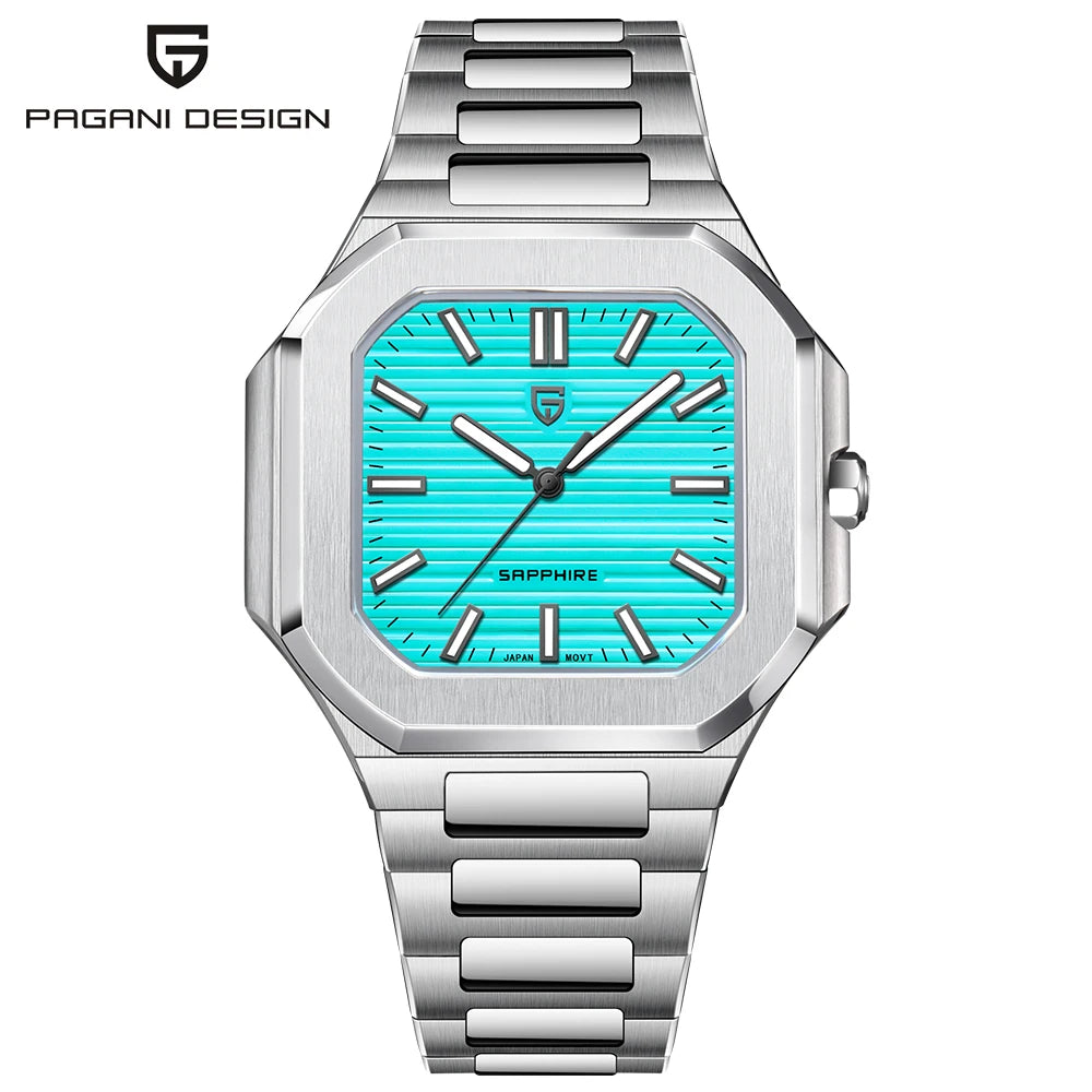 2026 New PAGANI DESIGN Men's Watches Luxury Quartz Watch For Man VH31 Wristwatches Waterproof AR Sapphire Mirror Stainless Steel
