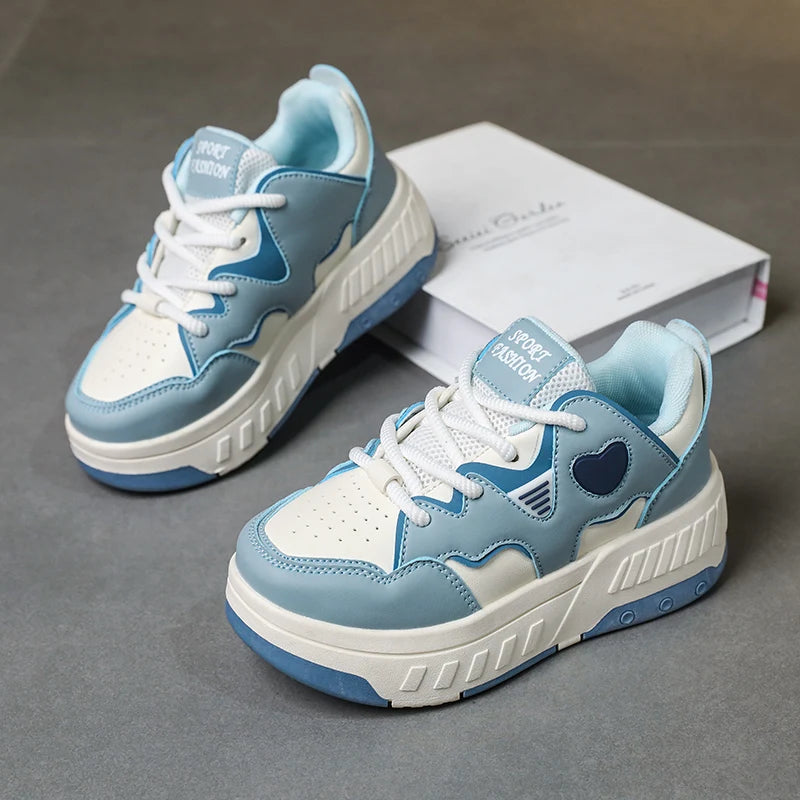 Kids Roller Skate Shoes Fashion Casual Sports Children 4-Wheels Outdoor Sneakers for Boys and Girls Gift