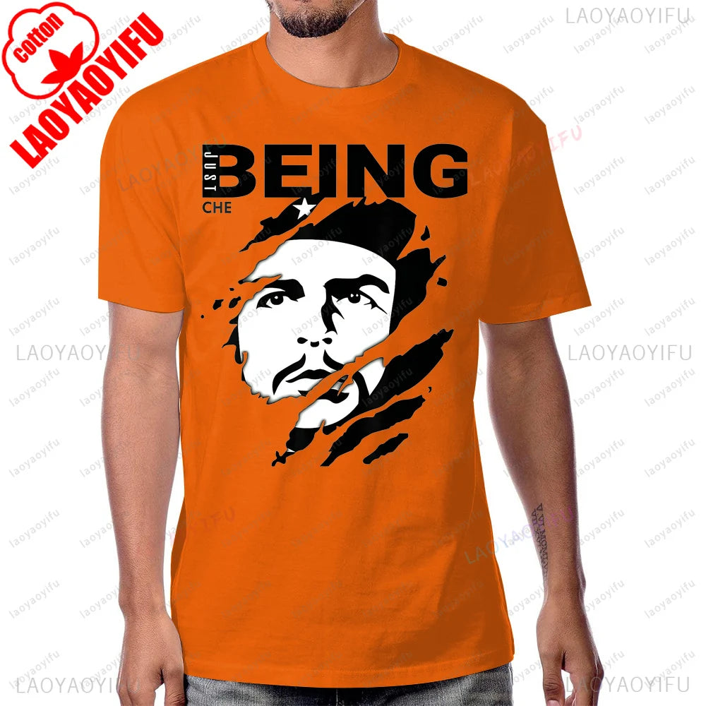 Red Star Soviet Che Guevara Revolution CCCP USSR RETRO Graphic T Shirts Woman Man Vintage Style T-shirt High Quality Cotton Tops
