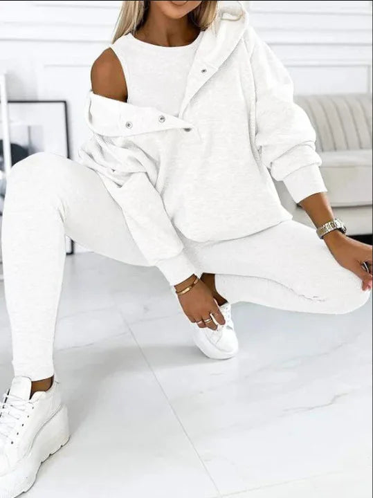 Tracksuit Women Pants Set Two Piece Set Autumn Winter Zipper Jacket Tops Suits Jogging Vintage Patchwork Outfits Y2k Streetwear