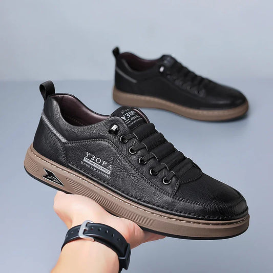 Luxury Casual Business Tennis Loafers Sneakers Moccasins Social Outdoor Fashion Shoes For Men  Men's Genuine Leather Shoes