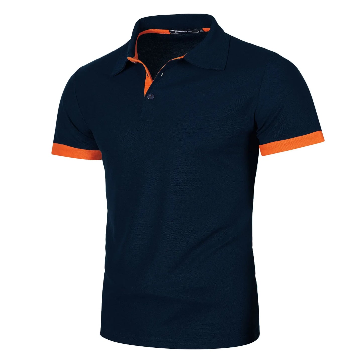 Summer Short Sleeve Polo Shirt Mens Large Stritching T Shirts Lapel Business Breathable Tee Shirt Lightweight Sweatwear