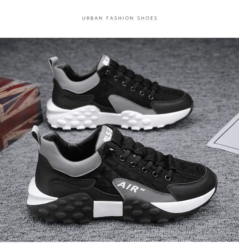 Hot Sale Men's Running Shoes High Quality Sneakers Fashion  Breathable Mens Vulcanized Shoes Outdoor Platform Men Casual Shoes