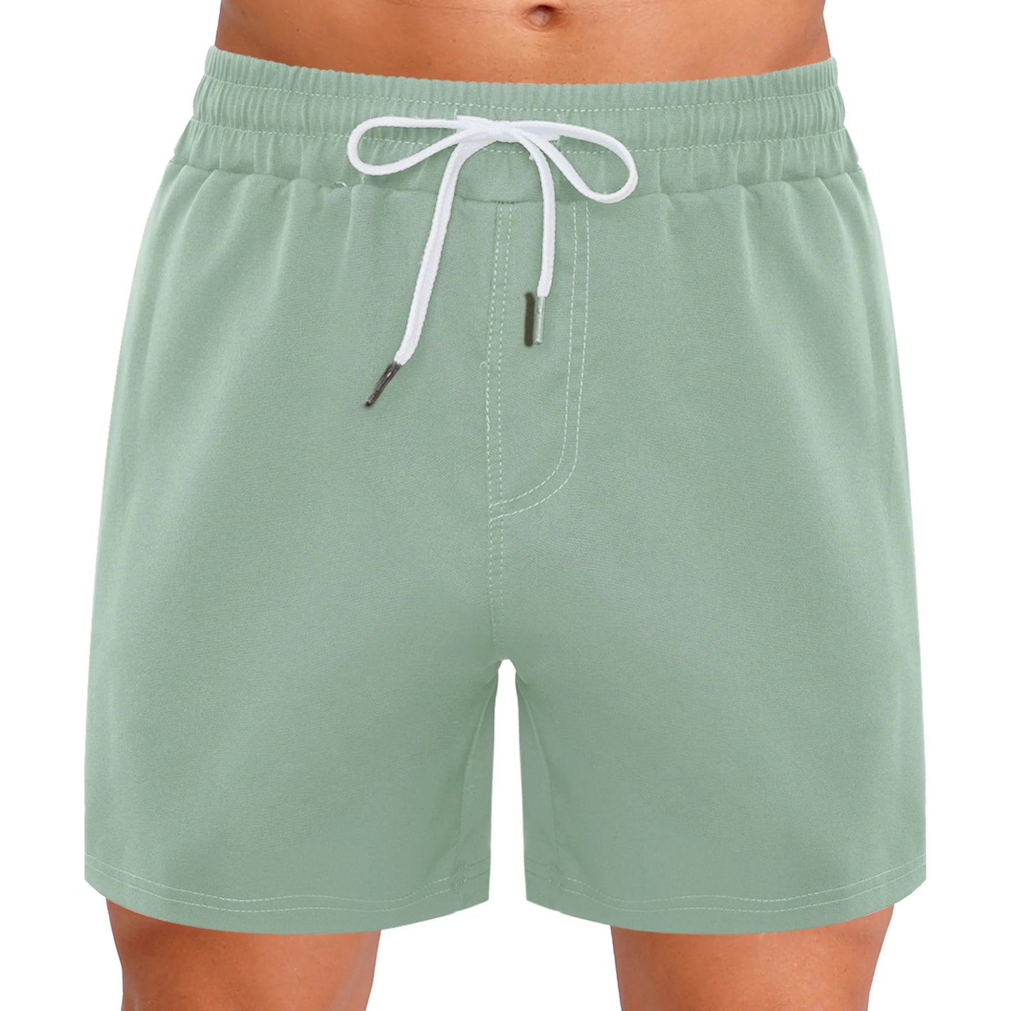 Mens Athletic Sports Shorts with Pocket Sides Invisible Zipper Quick-Drying Beach Shorts Workout Basketball Cycling Gym Fitness